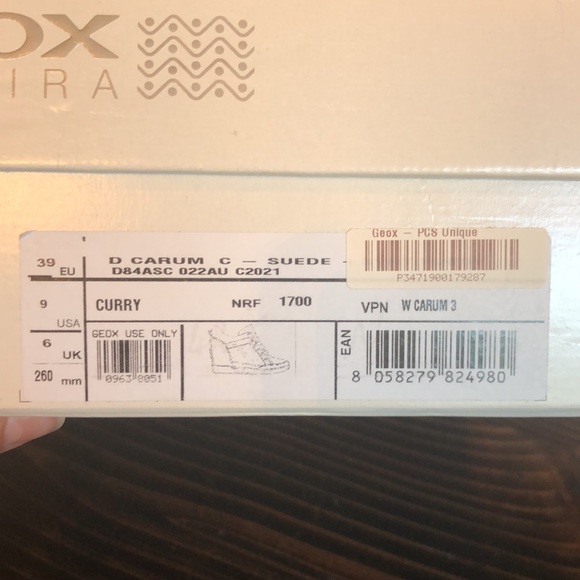 NWT Geox Respira Wedge Sneakers - Picture 15 of 16